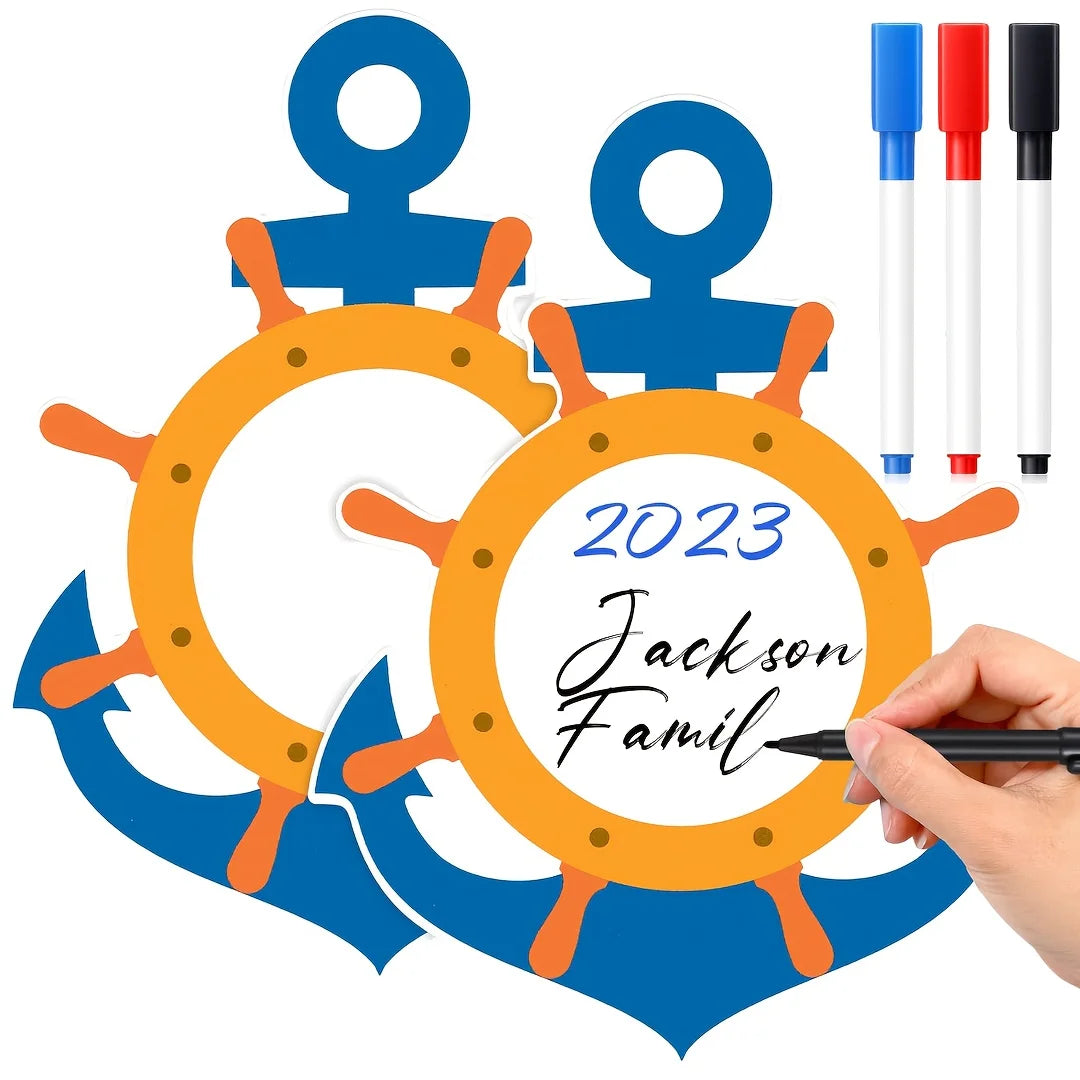 2 imanes para decoración de puertas de cruceros