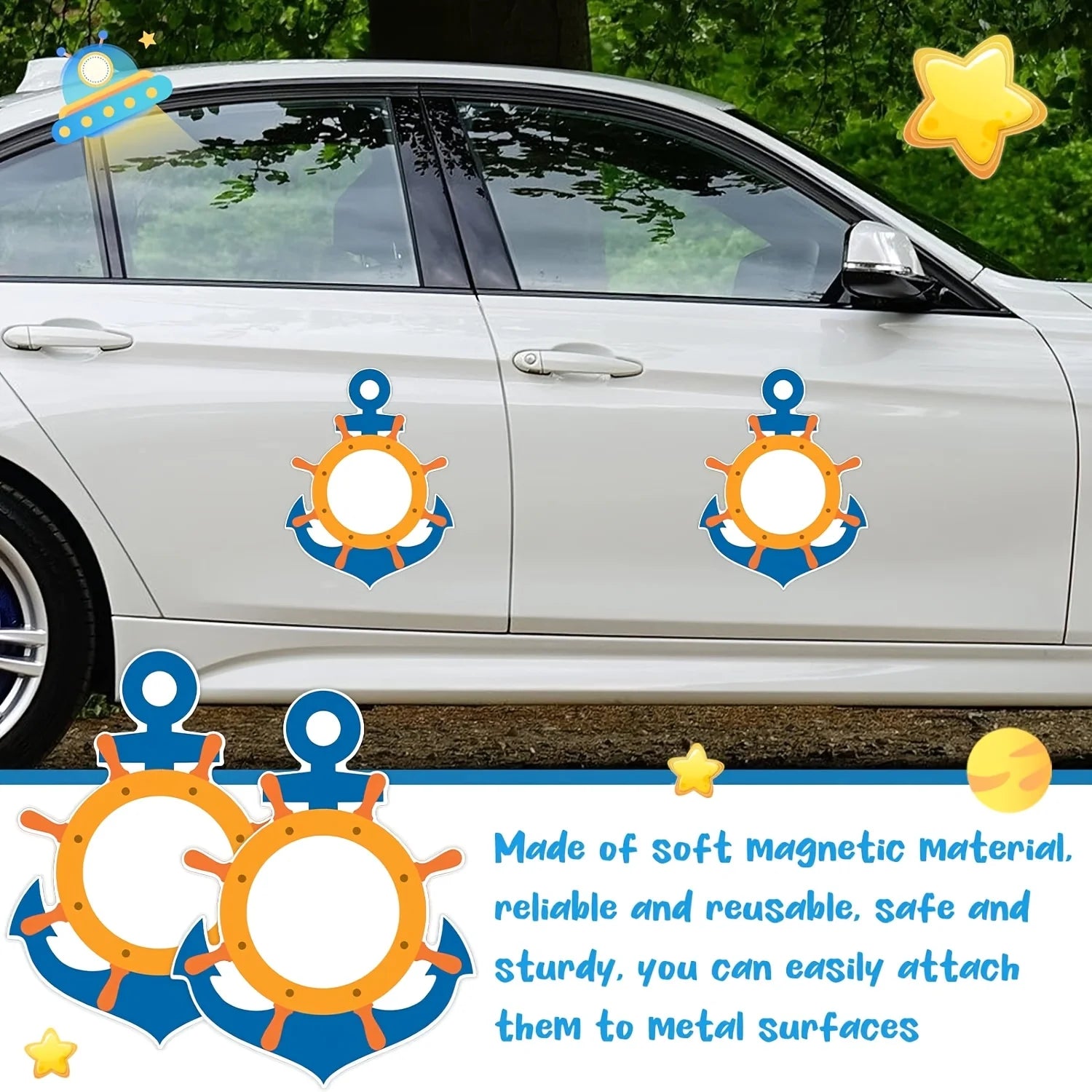 2 imanes para decoración de puertas de cruceros